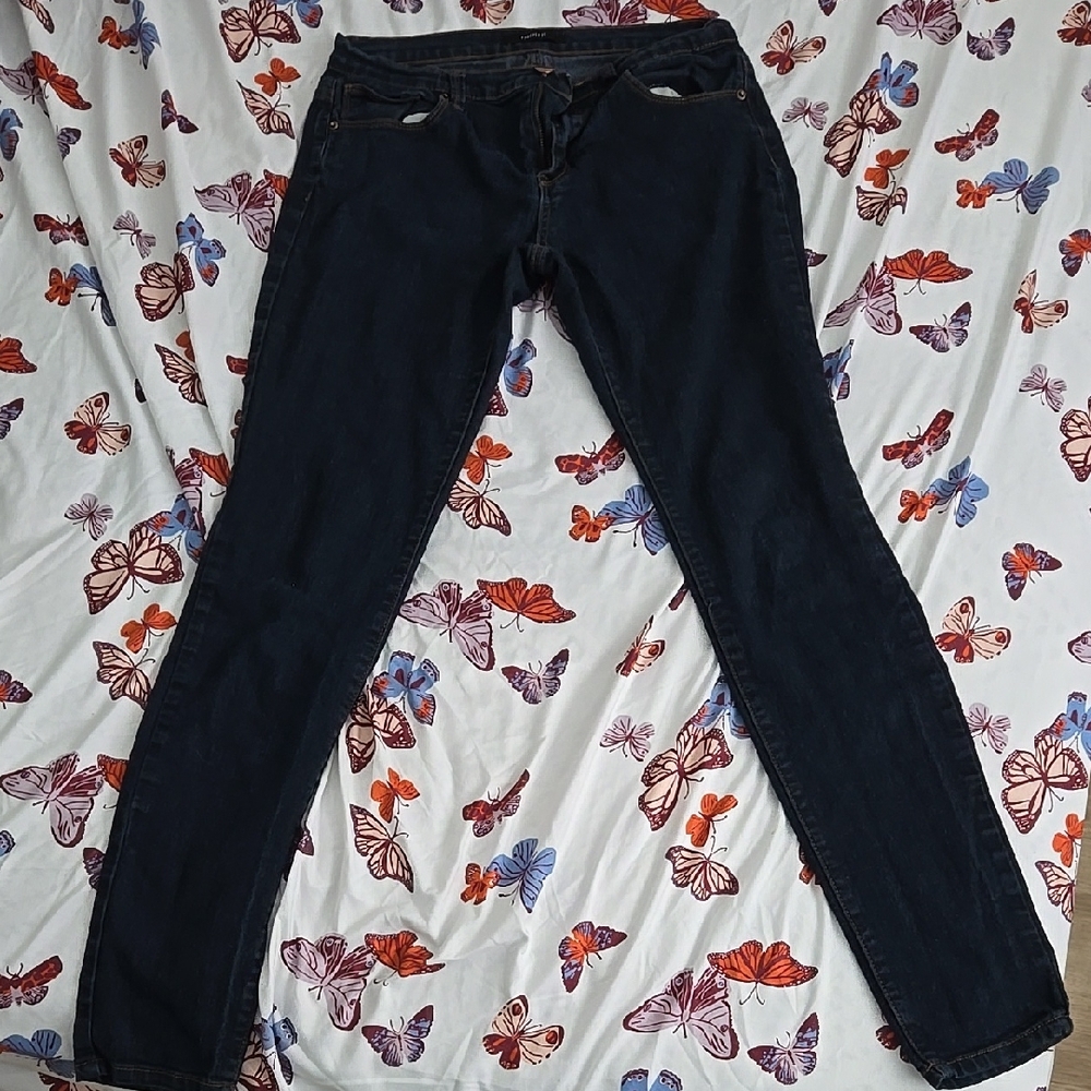 Forever 21 Blue Skinny Jeans with Stretch